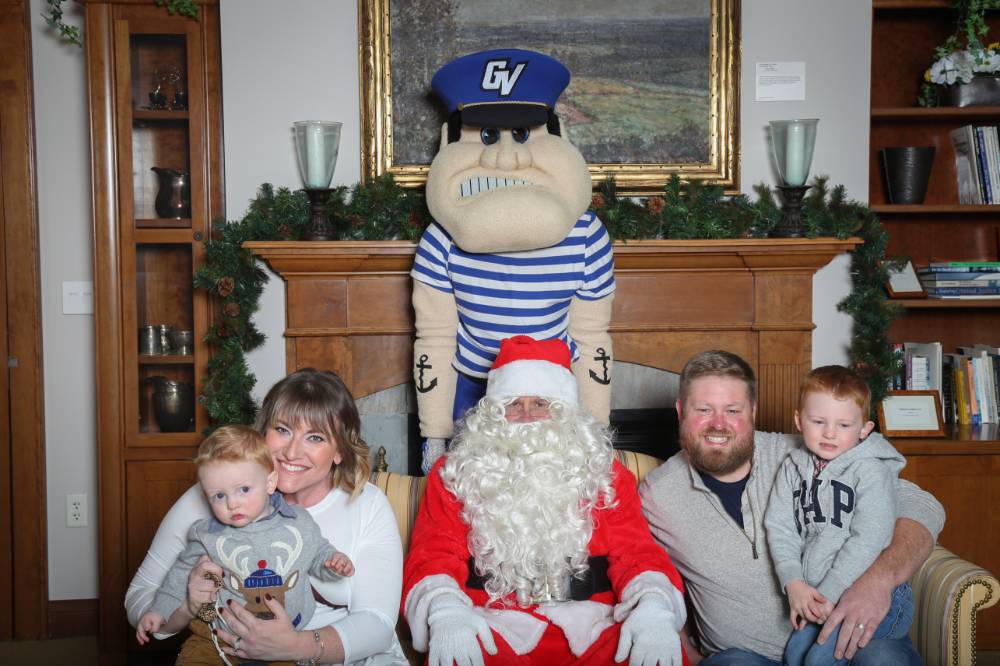 Louie and santa with family 3